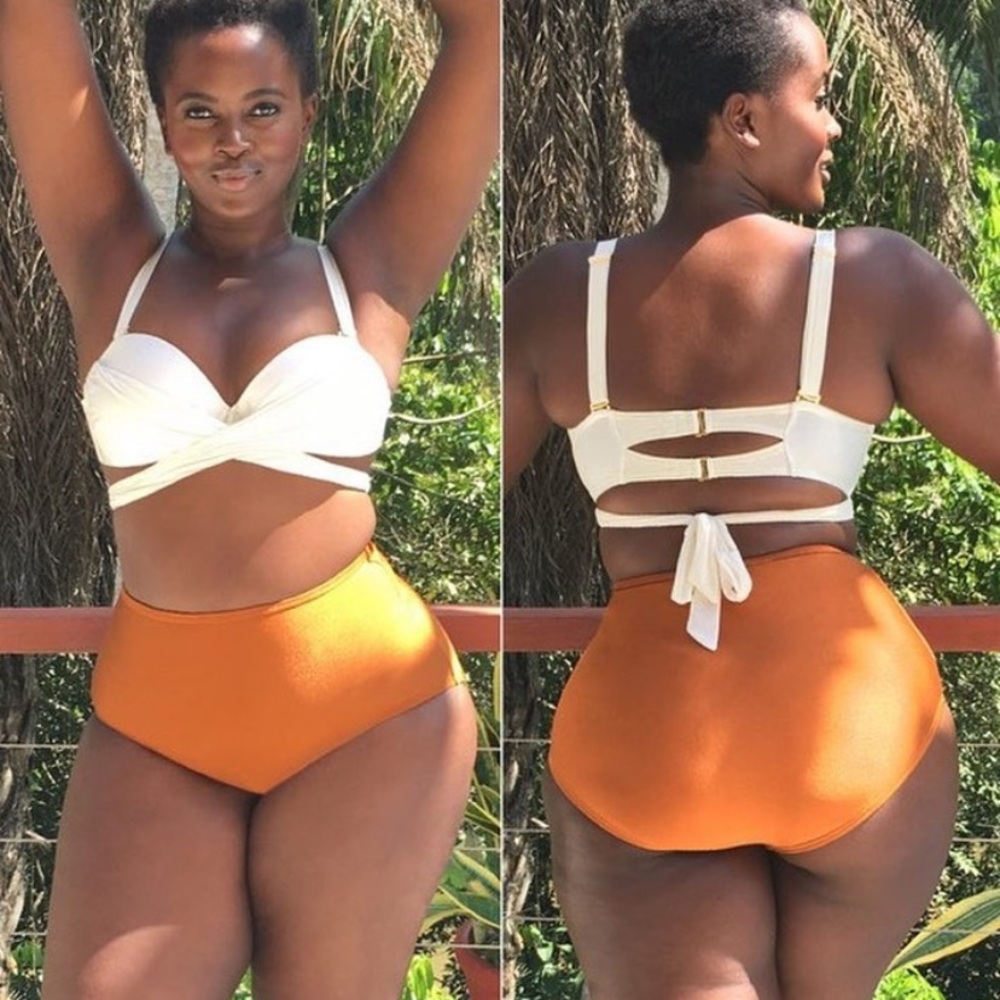 2 piece plus size bikini